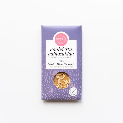 20. Paahdettu valkosuklaa mantelilla sekä merisuolalla
