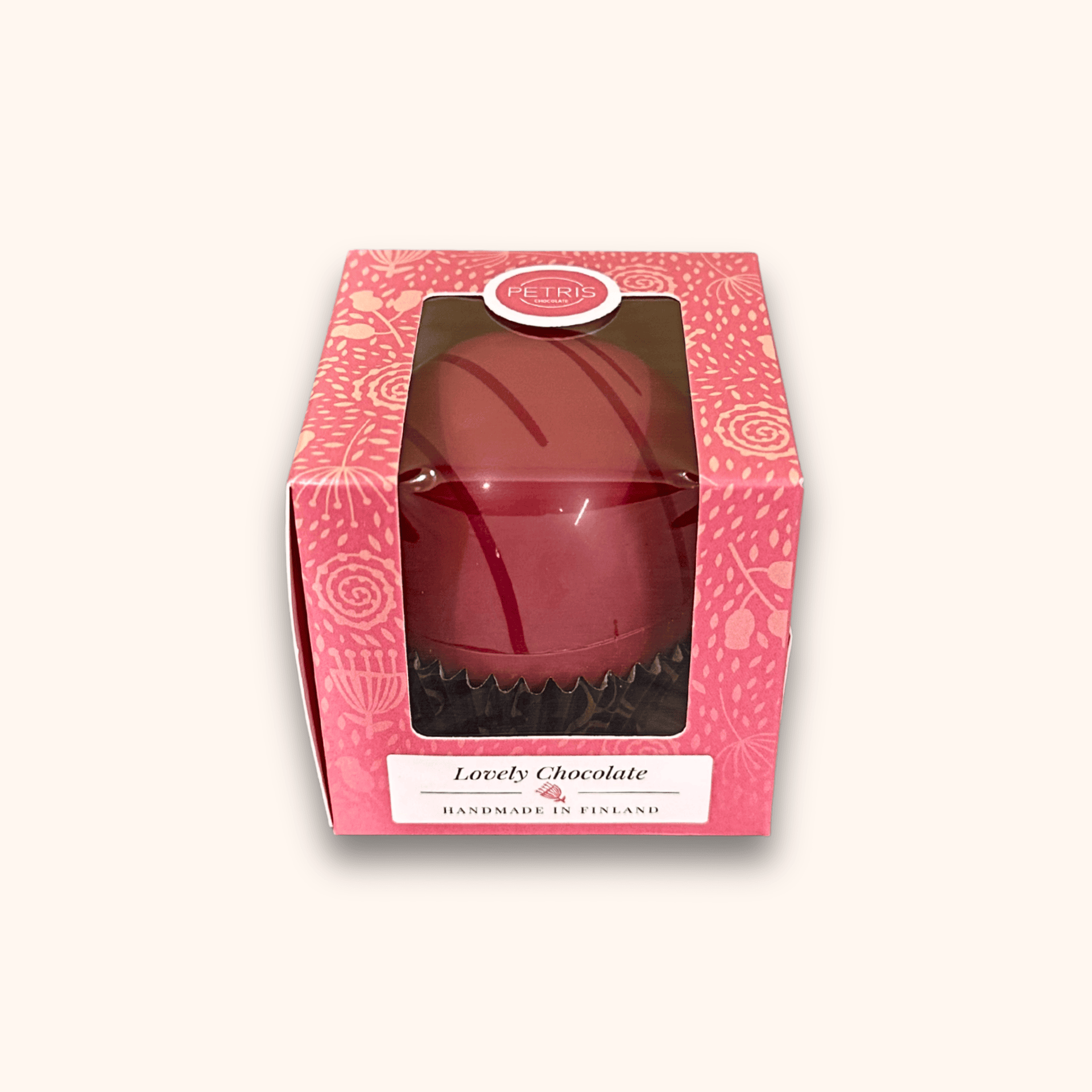 Suklaapommi Ruby-vadelma suklaa