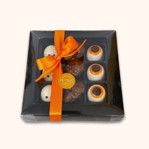 Halloween praliinit 9 kpl rasiassa.
